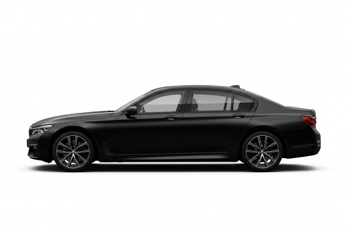 Black BMW 7 Series