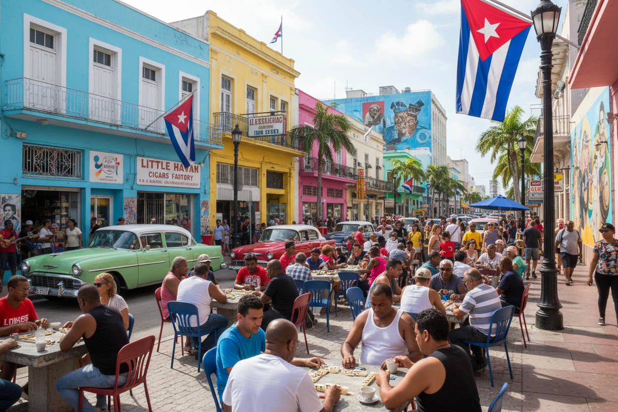 Calle Ocho Little Havana Miami