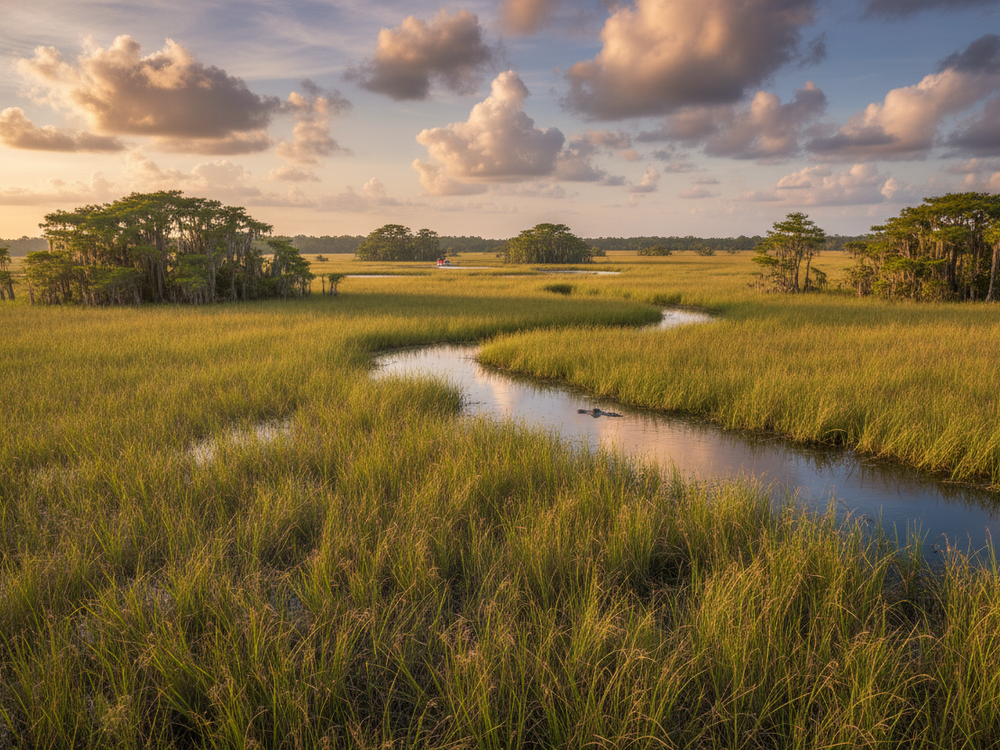 Florida Everglades vast sawgrass wetlands