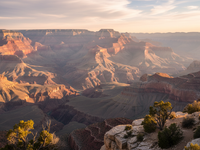 Grand Canyon South Rim at sunrise
