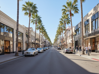 Rodeo Drive Beverly Hills luxury shopping street