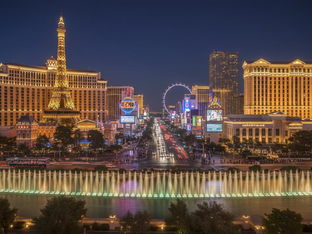 Las Vegas Strip at night