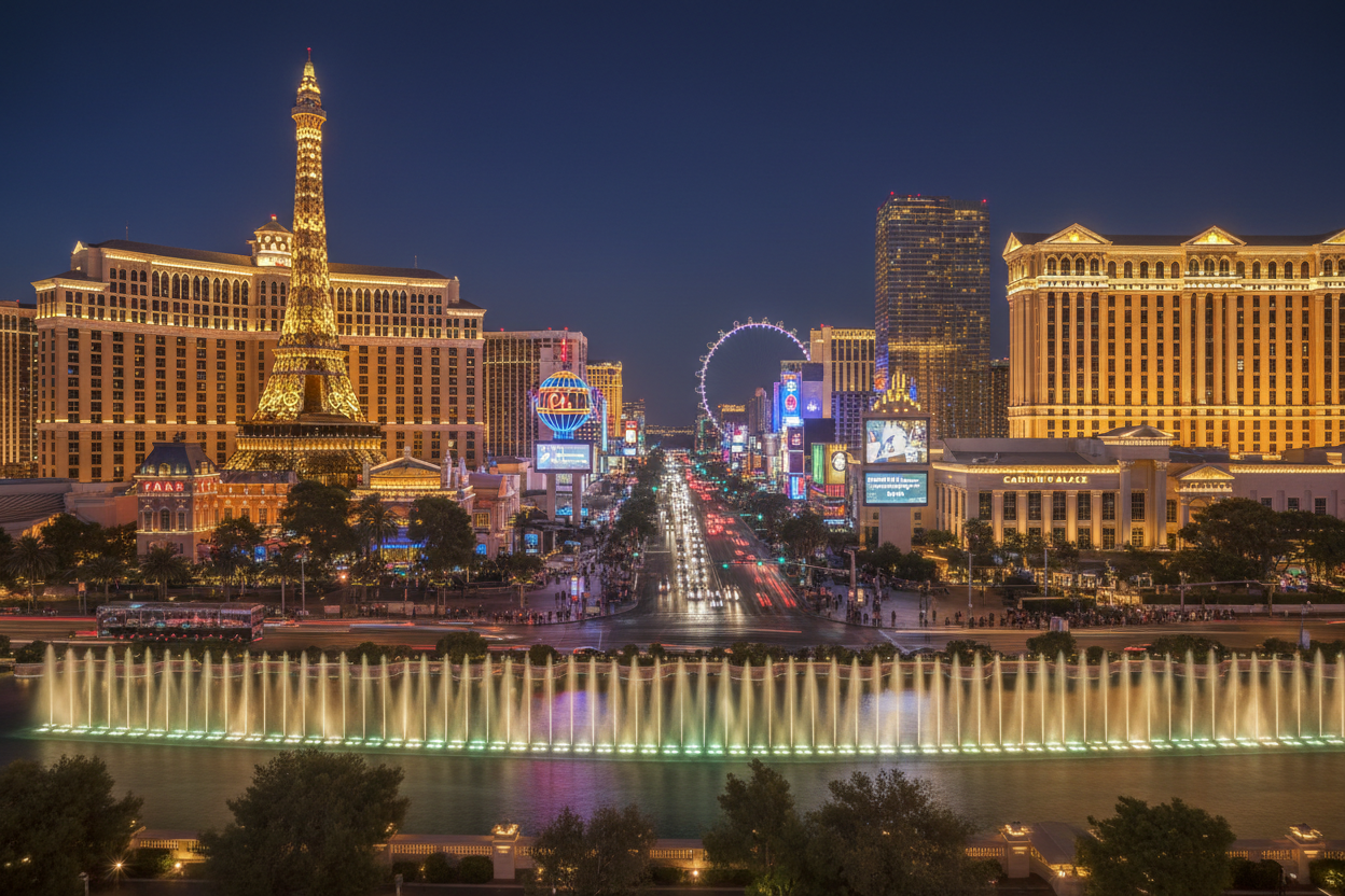 Las Vegas Strip at night