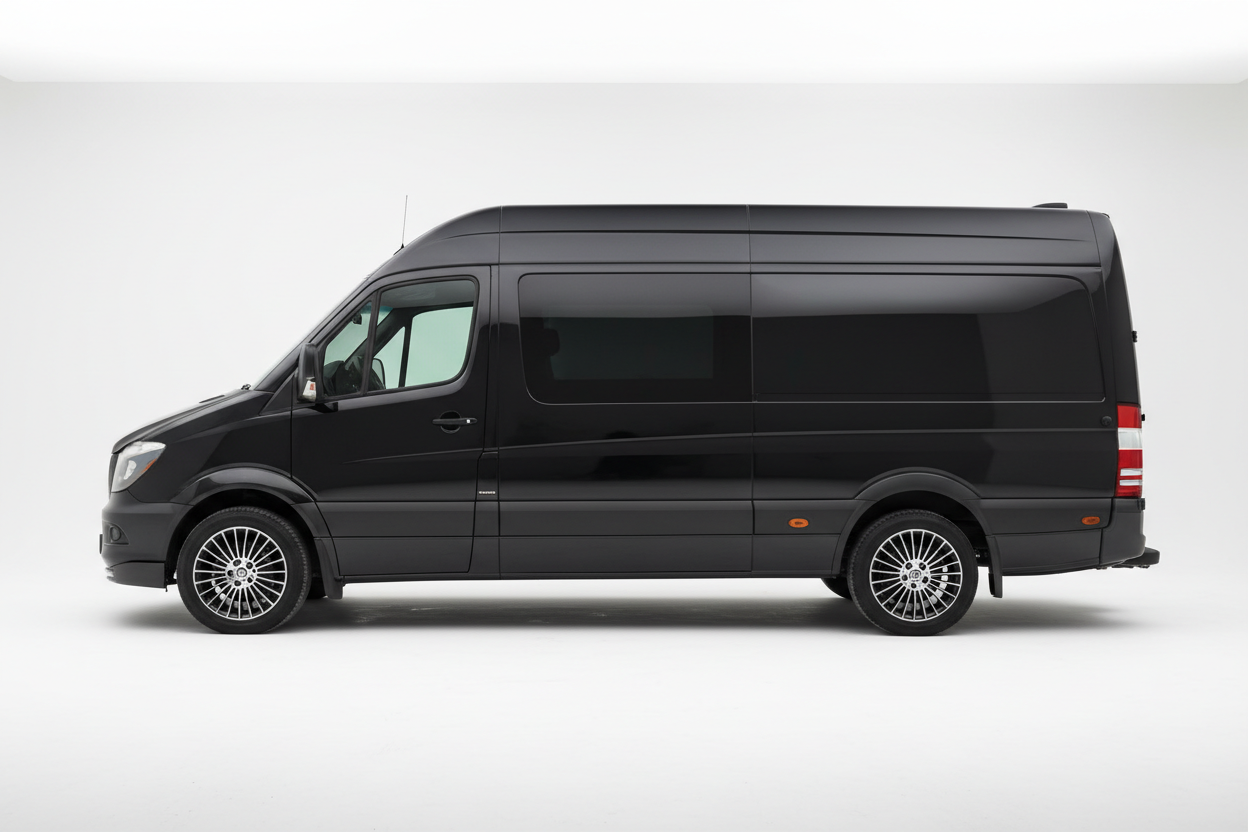 Mercedes Sprinter Side View – White BG
