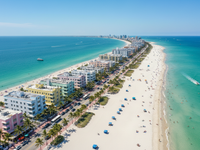 Miami South Beach aerial view