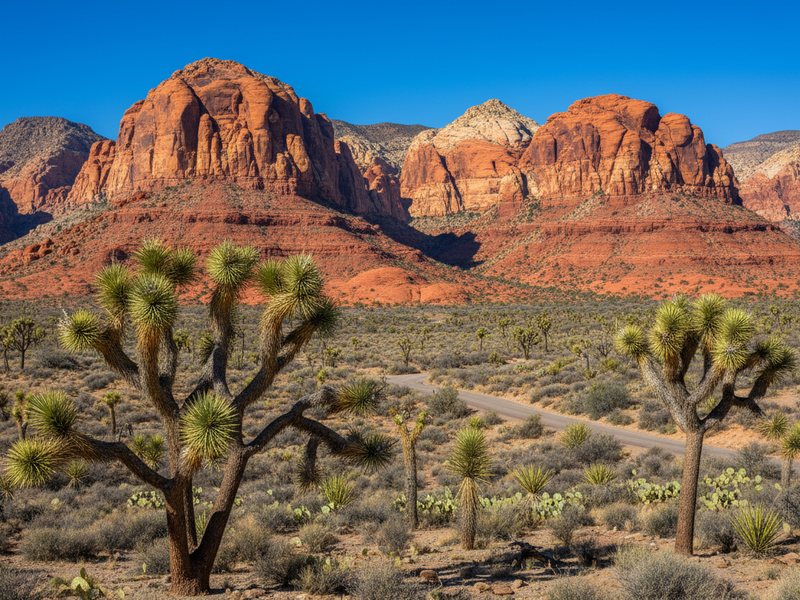 Red Rock Canyon dramatic sandstone cliffs