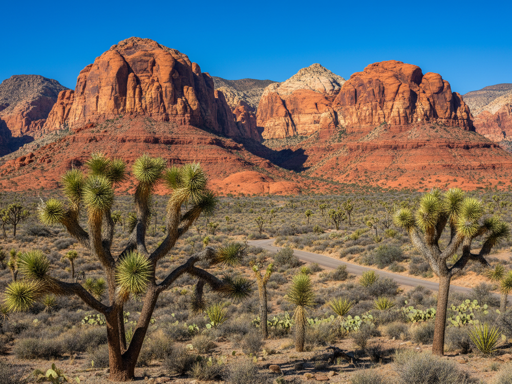 Red Rock Canyon dramatic sandstone cliffs