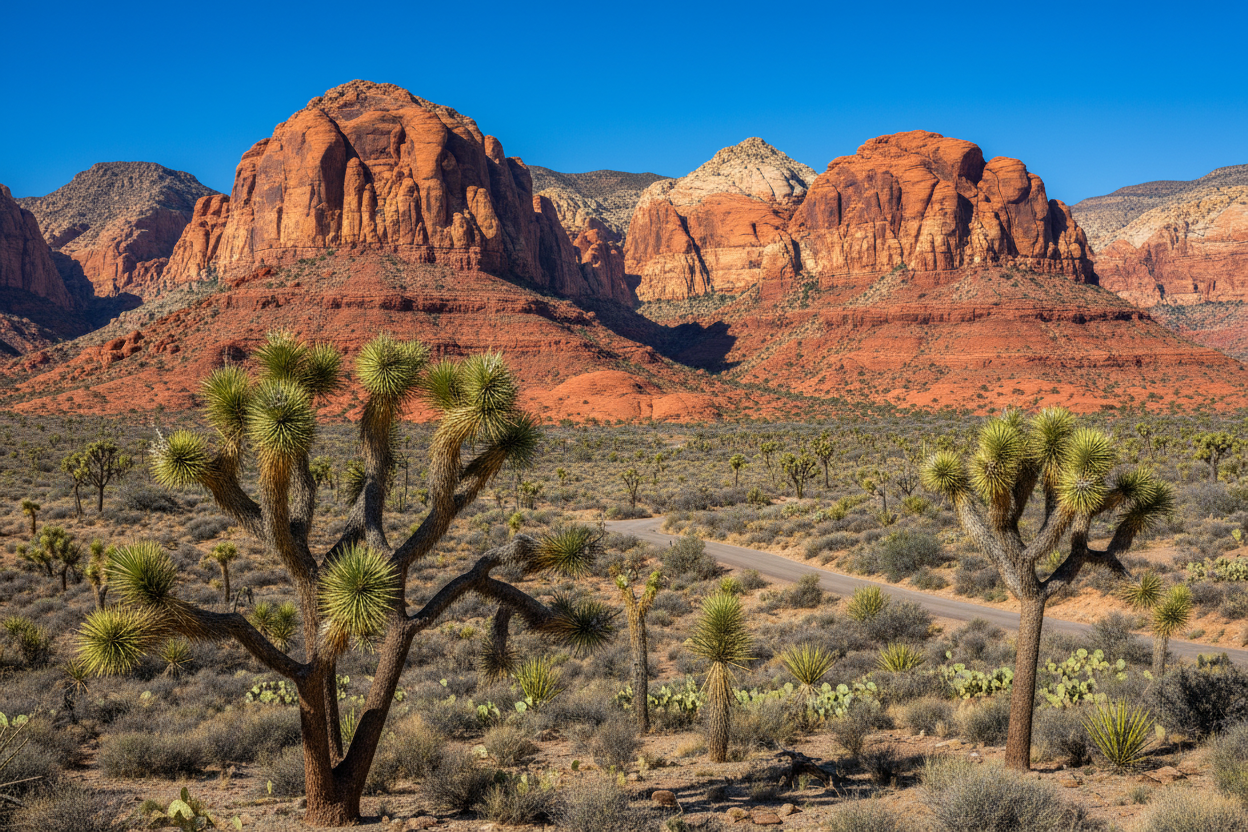 Red Rock Canyon dramatic sandstone cliffs