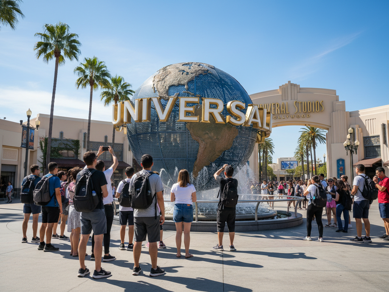 Universal Studios Hollywood entrance