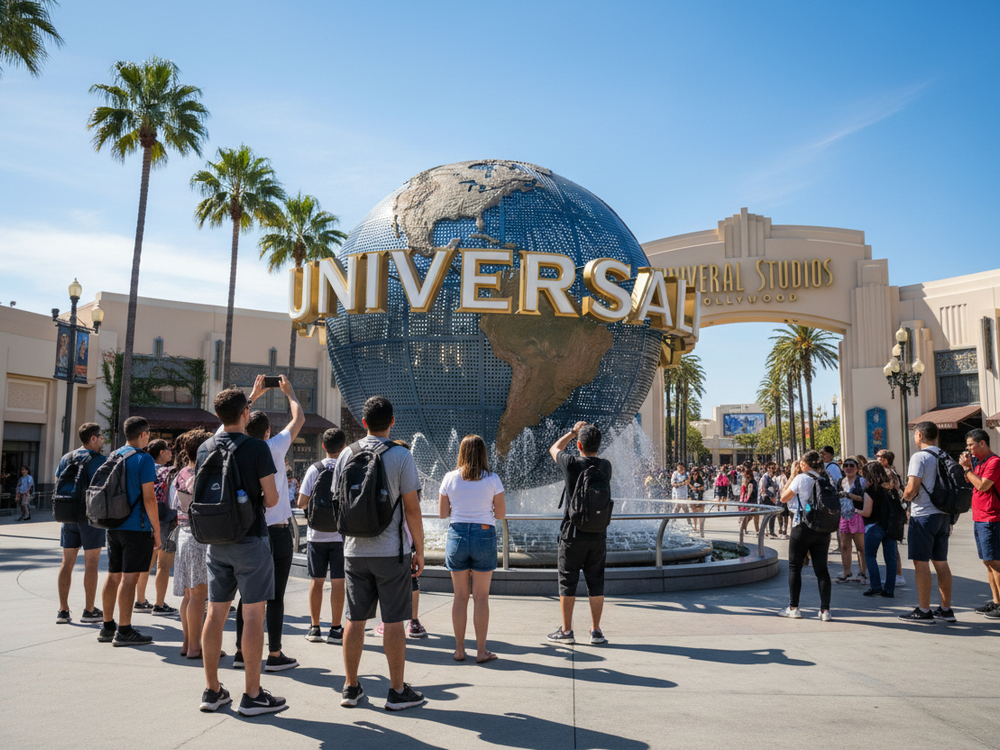 Universal Studios Hollywood entrance