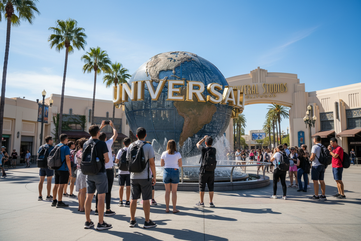 Universal Studios Hollywood entrance