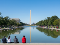 Washington D.C. National Mall with Lincoln Memorial