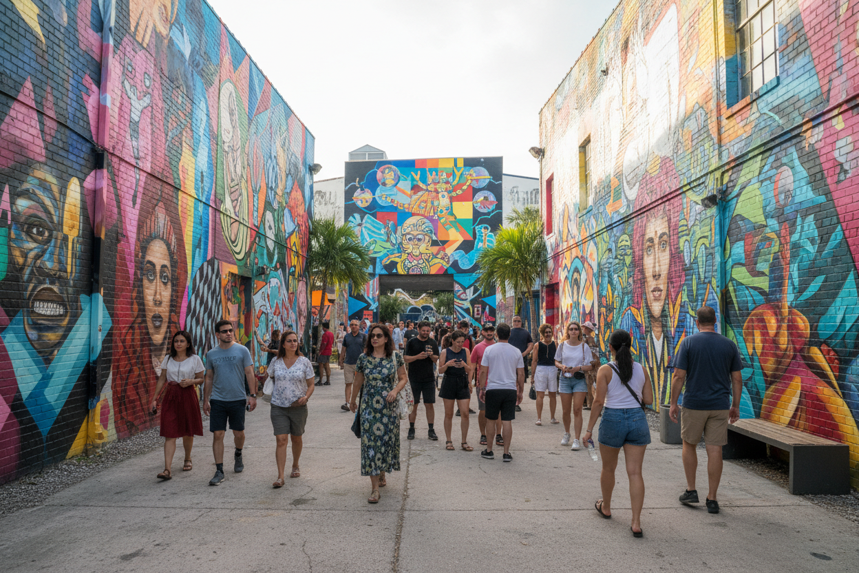 Wynwood Walls Miami street art murals